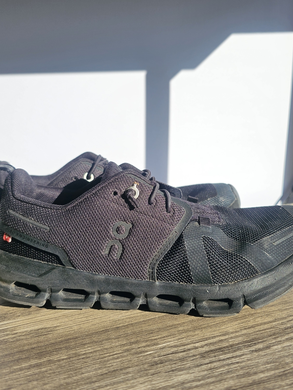 On Cloud Kids' Lightweight Black Sneakers